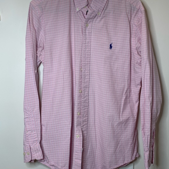 Pink Ralph Lauren Button Down Size 15 1/2 - Picture 3 of 6